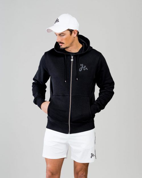 Svart Humbleton Hoodie Herr/Man