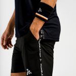 Deco Padel Shorts Black Side Front Details