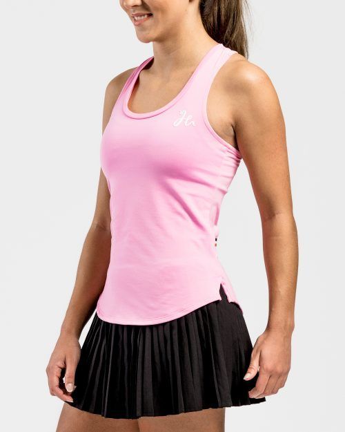 Pink Padel Tank Top Side Front