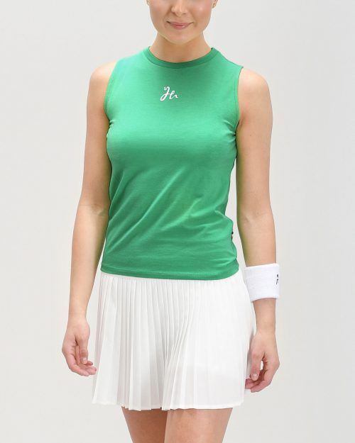 Lyla Padel Tank Top i ett mjukt stretchigt material. Möt våren i Spring Green.