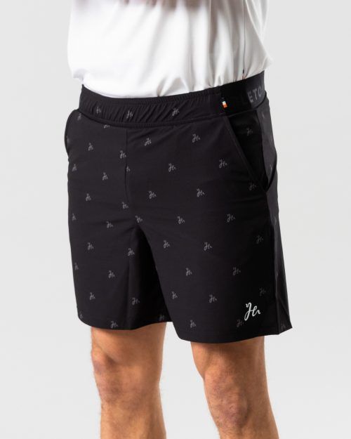 Svarta/printade shorts för padel från Humbleton