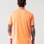 Ljusorange Padel T-shirt från Humbleton i sällsynt skönt material