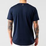 Mörblå T-shirt för padel från Humbleton