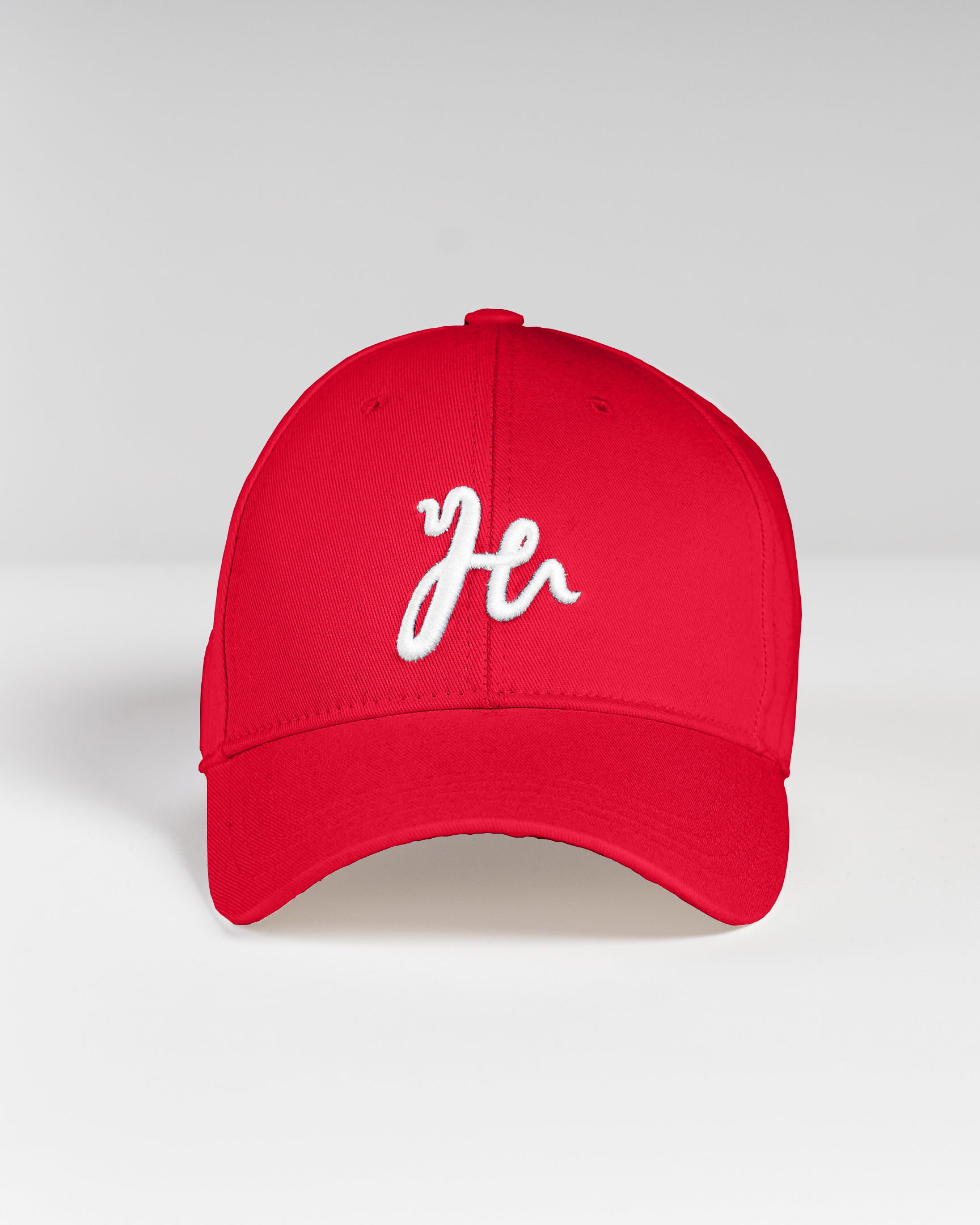 Red cap with embroidered H-logo - Humbleton