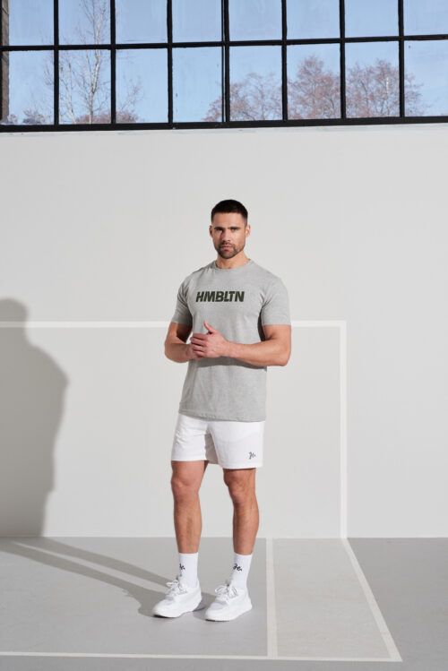 grå tränings t-shirt unisex